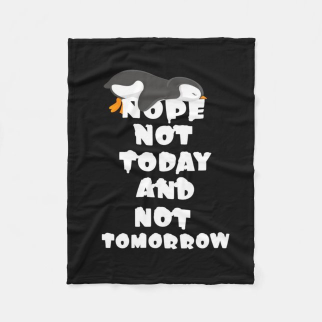 Penguin Blanket | Penguin Älskare Blanket  Fleecefilt (Framsidan)