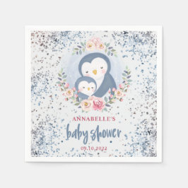 Penguin Boy Shower Pappersservett