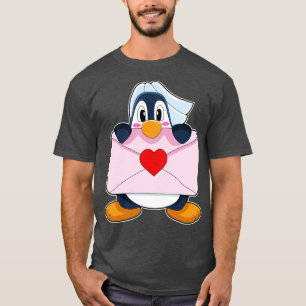 Penguin Bride Brev Bröllop T Shirt