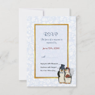 Penguin Bröllop - OSA Kort