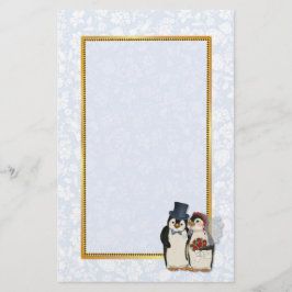 Penguin Bröllop Stationery Brevpapper