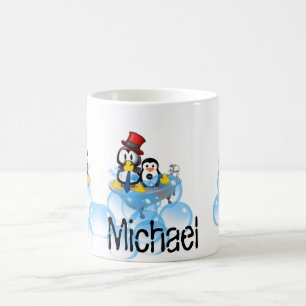 Penguin Bubbles Mugg