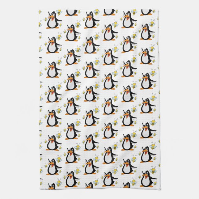 Penguin Bumblebee Kitchen Hand Towel Kökshandduk (Vertikal)