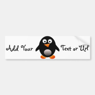 Penguin Bumper Sticker Bildekal