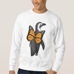 Penguin Butterfly vingar Lång Ärmad Tröja