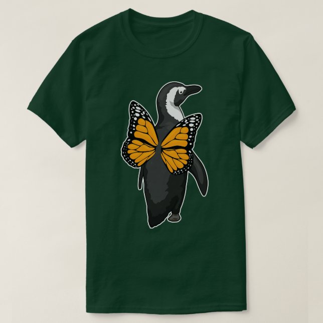 Penguin Butterfly vingar T Shirt (Design framsida)