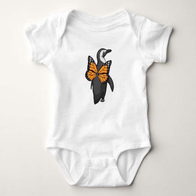 Penguin Butterfly vingar T Shirt (Framsida)