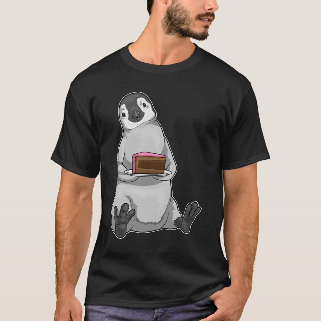Penguin Cake T Shirt (Framsida)