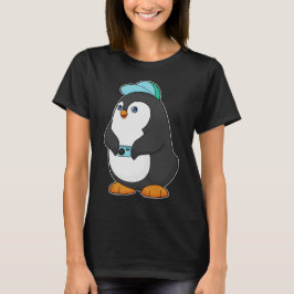 Penguin Camera T Shirt
