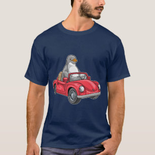 Penguin Car T Shirt