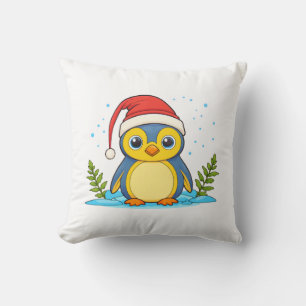Penguin Cheer Holiday Kudde