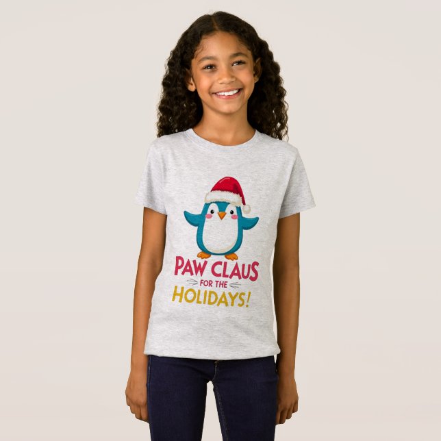 Penguin Cheer T Shirt (Hel framsida)