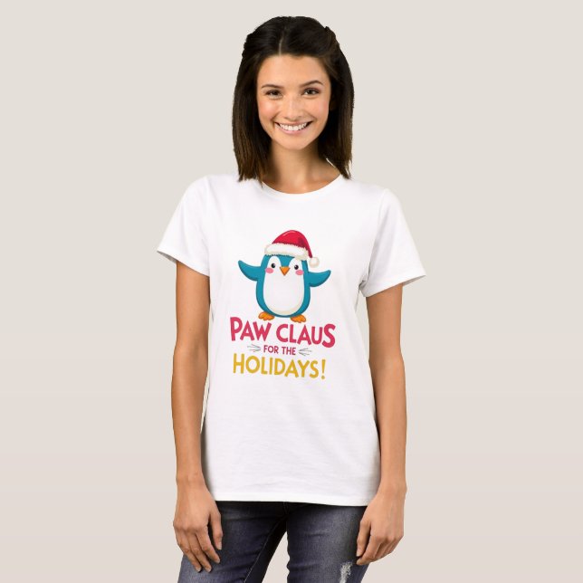 Penguin Cheer T Shirt (Hel framsida)
