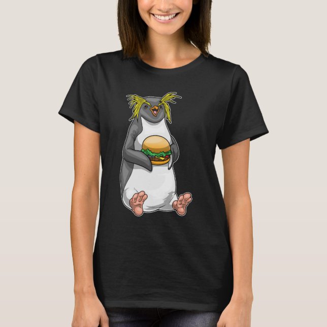 Penguin Cheeseburger T Shirt (Framsida)