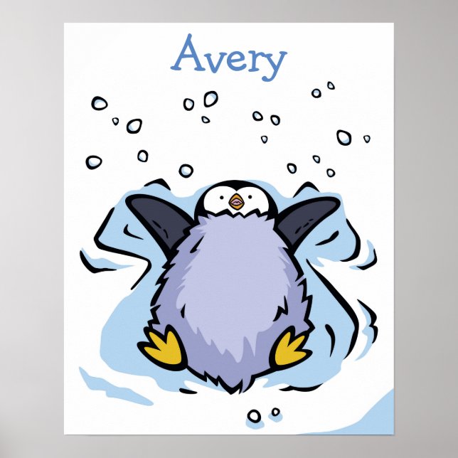Penguin Chick Angel Poster (Framsidan)