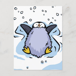 Penguin Chick Angel-postkort Vykort