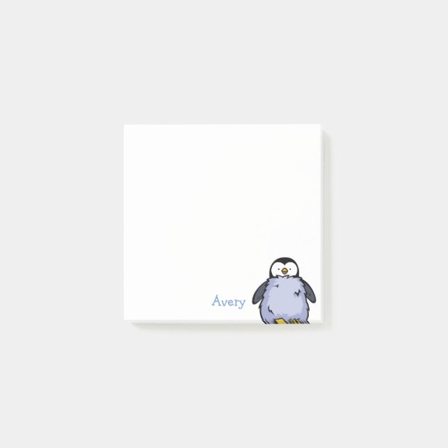 Penguin Chick Big Post IT-anteckningar Post-it Block (Framsida)
