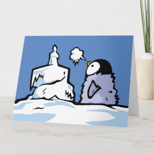 Penguin Chick Birthday Greeting Card Kort