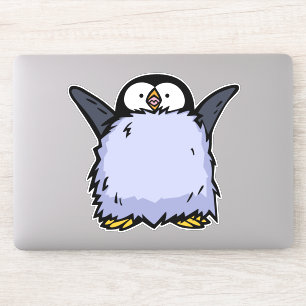 Penguin Chick Lycklig Die-cut Sticker Klistermärken