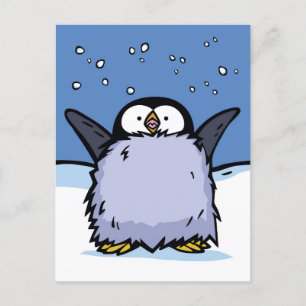Penguin Chick Lycklig-vykort Vykort