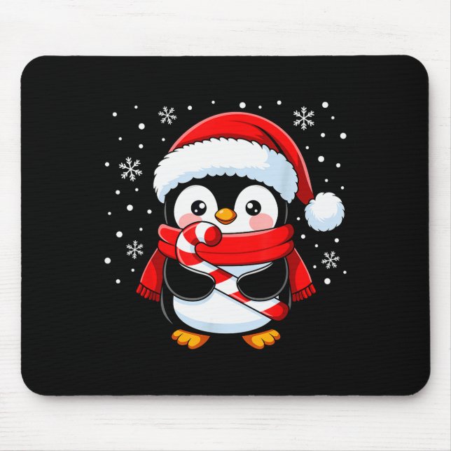 Penguin Christmas Candy Cane Winter Toddler Girl B Musmatta (Framsidan)