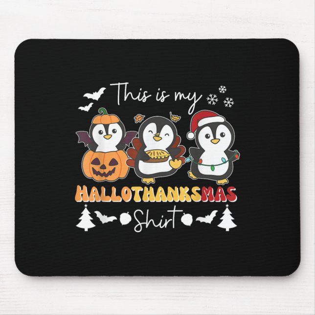 Penguin Christmas Halloween This Is My Hallothanks Musmatta (Framsidan)