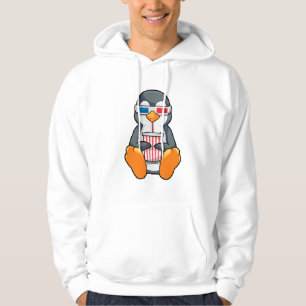 Penguin Cinema Glasses Drinking kopp Hoodie