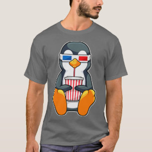 Penguin Cinema Glasses Drinking kopp T Shirt