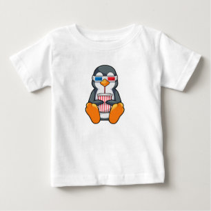 Penguin Cinema Glasses Drinking kopp T Shirt