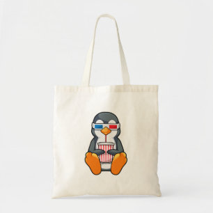 Penguin Cinema Glasses Drinking kopp Tygkasse