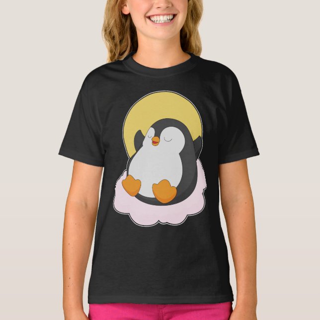 Penguin Clouds T Shirt (Framsida)