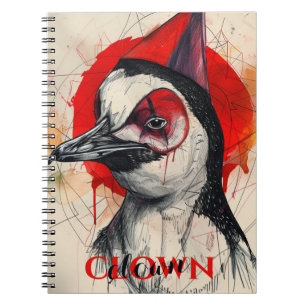 Penguin Clown Anteckningsbok