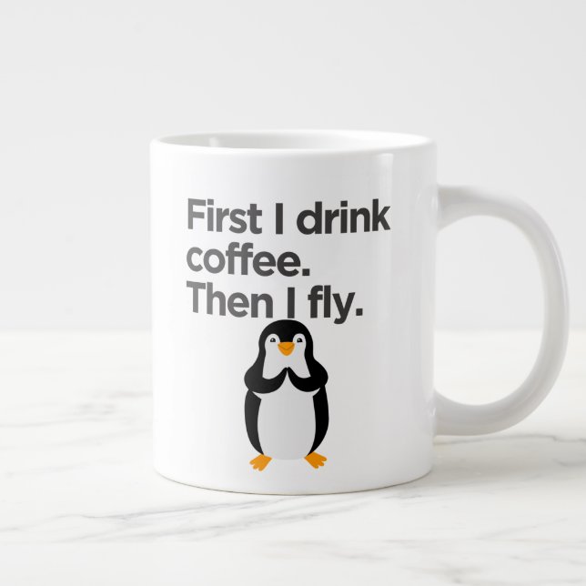 Penguin Coffee Mugg Jumbo Mugg (Höger)
