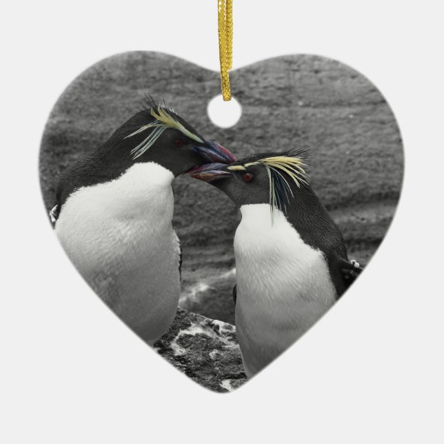 Penguin Colour Splash Julgransprydnad Keramik (Framsidan)