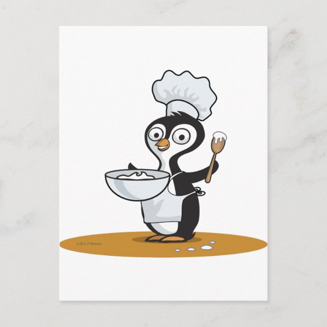 Penguin Cook Vykort (Framsida)