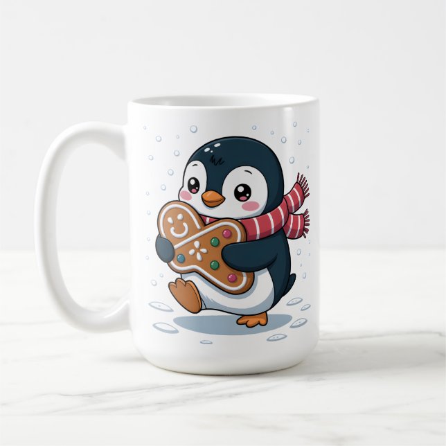 Penguin Cookie Caper Kaffemugg (Vänster)