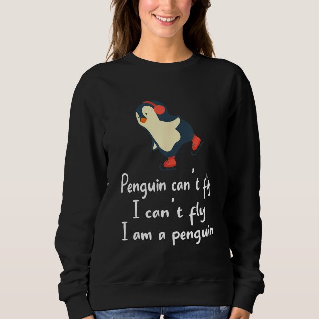 Penguin  Cool I can t fly animal love  1 T Shirt (Framsida)