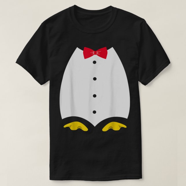 Penguin costume för barn Penguin Tuxedo Halloween T Shirt (Design framsida)