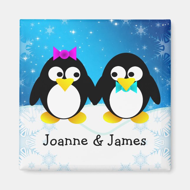 Penguin Couple Magnet (Framsidan)