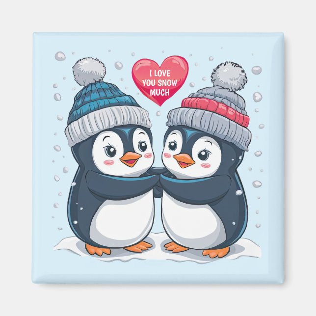 Penguin Couple Magnet (Framsidan)