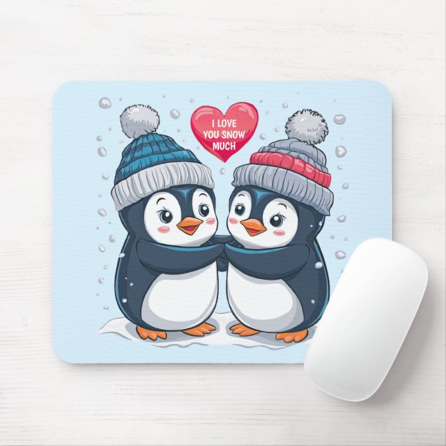 Penguin Couple Musmatta (Med mus)