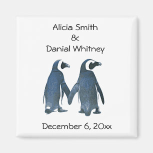 Penguin Couple Spara datum magneter