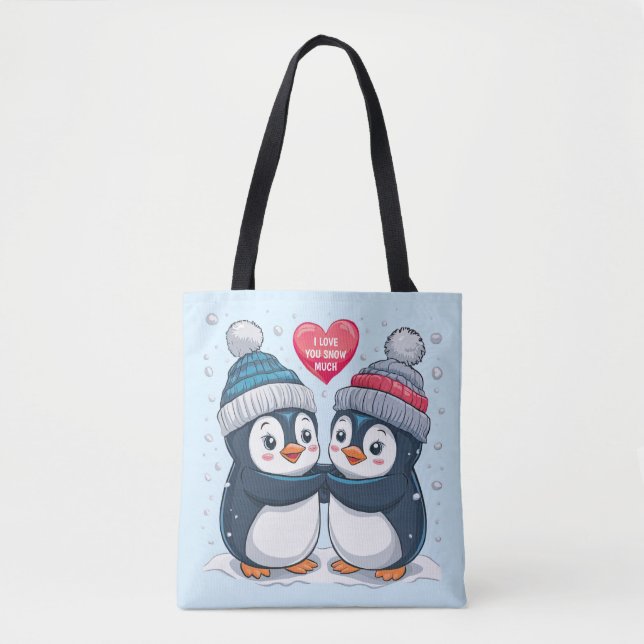 Penguin Couple Tygkasse (Framsida)