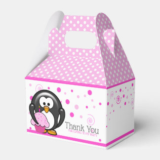 Penguin Cupkaka-Födelsedagsfest Presentaskar