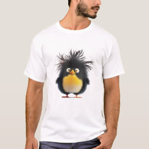 Penguin Cute Aduly Humous Illustration T Shirt