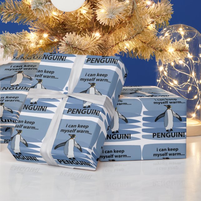 Penguin Cute Animal Funny Birthday Presentpapper (Helgdagar)