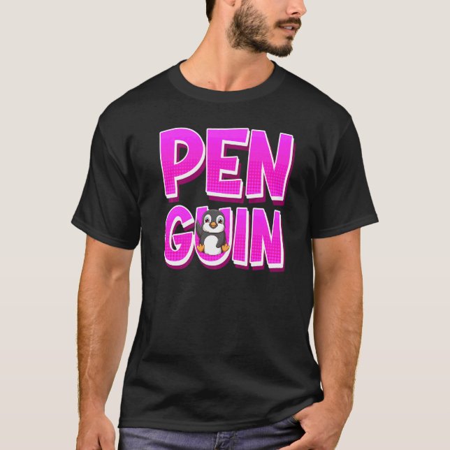 Penguin Cute Penguin 1 T Shirt (Framsida)