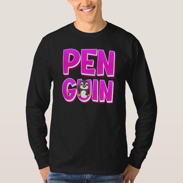 Penguin Cute Penguin 1 T Shirt (Framsida)