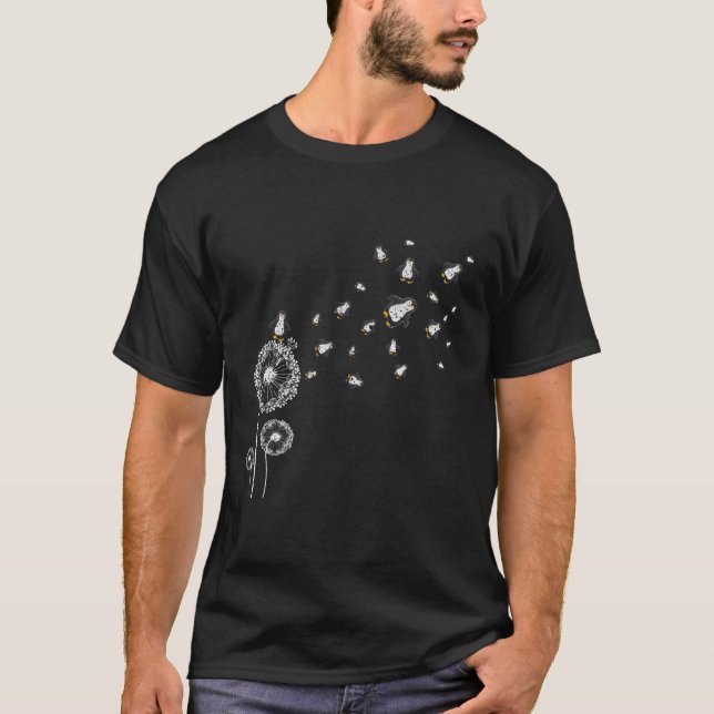 Penguin Dandelion T Shirt (Framsida)