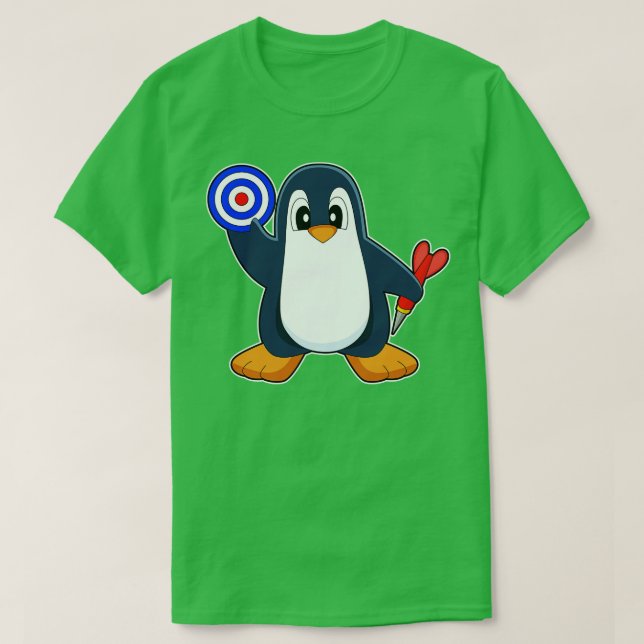 Penguin Darts Dart T Shirt (Design framsida)